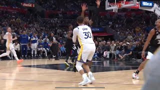 Steph Curry hits back-to-back stepback threes against the Clippers || 22-23 season