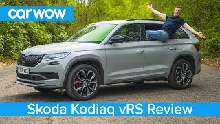 Skoda Kodiaq vRS SUV 2020 review - see how quick it is to 60mph and if it's worth £43k!