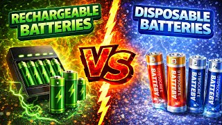 Rechargeable Batteries vs Disposable Batteries | Which Is Better? | Disposable vs Rechargeable