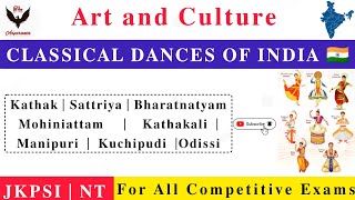 Classical Dances of India | Dances of India | Static GK | JKPSI/NT/JKPSC ‎@TheAspirants01