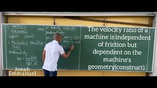 Machines 1 (Physics JAMB and PUTME class)