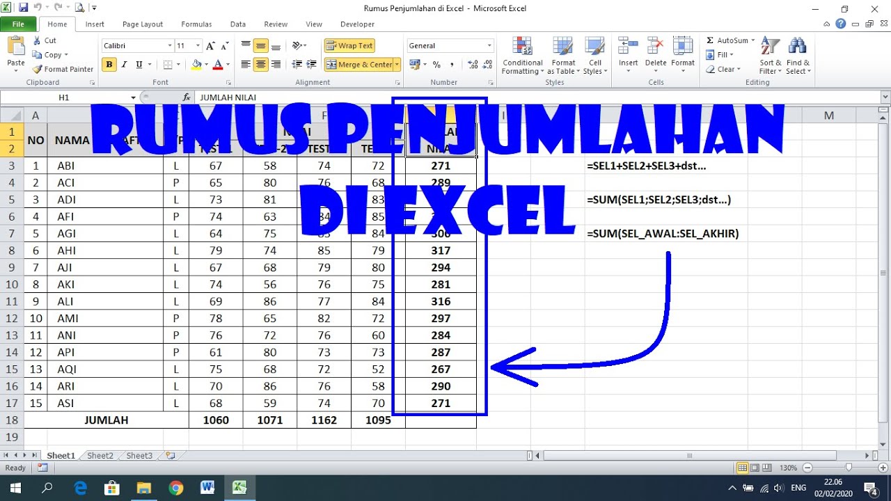 Rumus Excel Yang Perlu Kamu Kuasai, Simak Di Sini