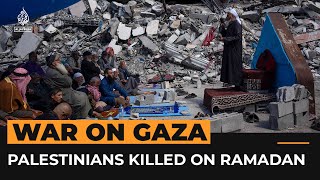 Palestinians killed in Israeli bombing of Gaza as Ramadan begins | Al Jazeera Newsfeed