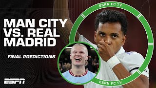 🔮 FINAL PREDICTIONS 🔮 Manchester City vs. Real Madrid UCL Semifinals First Leg | ESPN FC