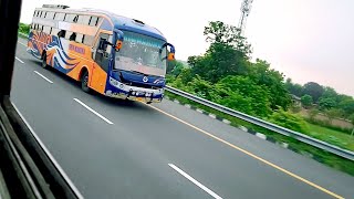Agra international Highway 🛣️ per Bus ka overtake #youtubeshorts #short #shorts #arjun_5m_vlog