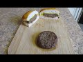 4 New York Deli Style Beef Burgers - £3.99p -  Ashfields - Aldi - American Mustard - Food Review