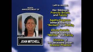 Joan Mitchell ~ Long Obituary