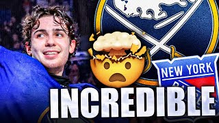 DEVON LEVI'S INCREDIBLE DEBUT: WE ALMOST NEVER SEE THIS… (Buffalo Sabres VS New York Rangers 2023)