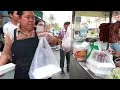 He Make Delicious! Juicy Roast Pork Belly, Braised Pork & Roast Ducks - Cambodian Street Food