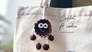 Cách móc len móc khoá bánh quy đơn giản | How to crochet a cookie | Moc Dan Handmade