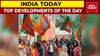Top Developments: Big BJP Sweep In Tripura; Centre's Opposition Outreach; Omicron Threat & More