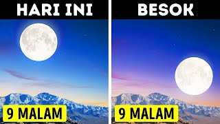 Bulan Bergerak Setiap Malam dan 10 Fakta Luar Angkasa Baru Lainnya