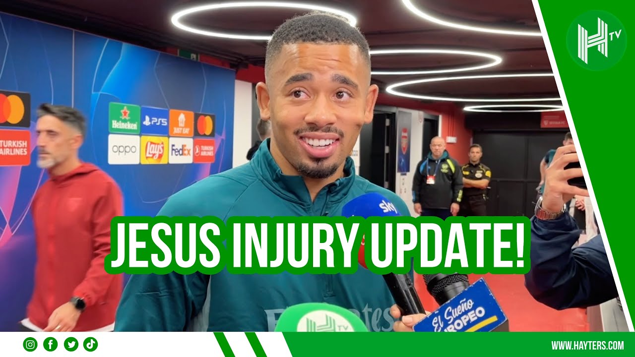 Let's SEE What It Is! | Gabriel Jesus Gives Injury Update! - YouTube