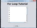 Java For Loop Tutorial