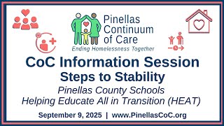 Pinellas CoC Info Session - HEAT Team
