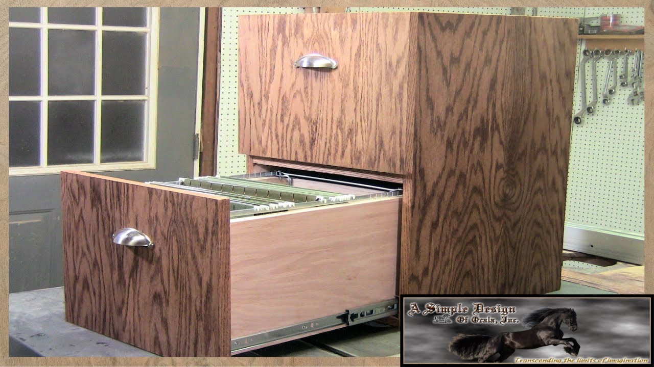 Diy Wood File Cabinet Plans Cabinets Matttroy