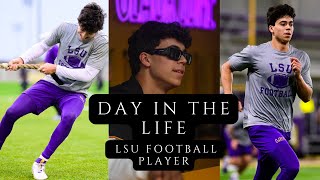 DAY IN THE LIFE OF AN LSU FOOTBALL PLAYER