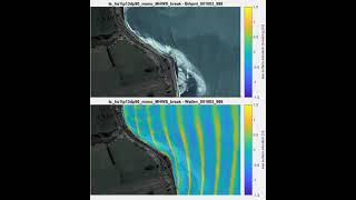 Wave refraction animation
