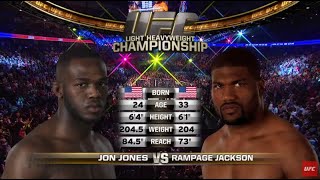 UFC 135: JON JONES VS RAMPAGE JACKSON - Jones' first title defense