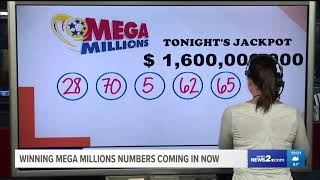 Mega Millions Drawing For Historic $1.6 Billion Jackpot: Tuesday, Oct. 23
