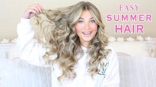 My HAIR CARE Routine | Easy Summer Curls | Rosie McClelland