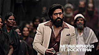ROCKY BHAI X Metamorphosis | ROCKY ATTITUDE STATUS | KGF 2🗿🔥