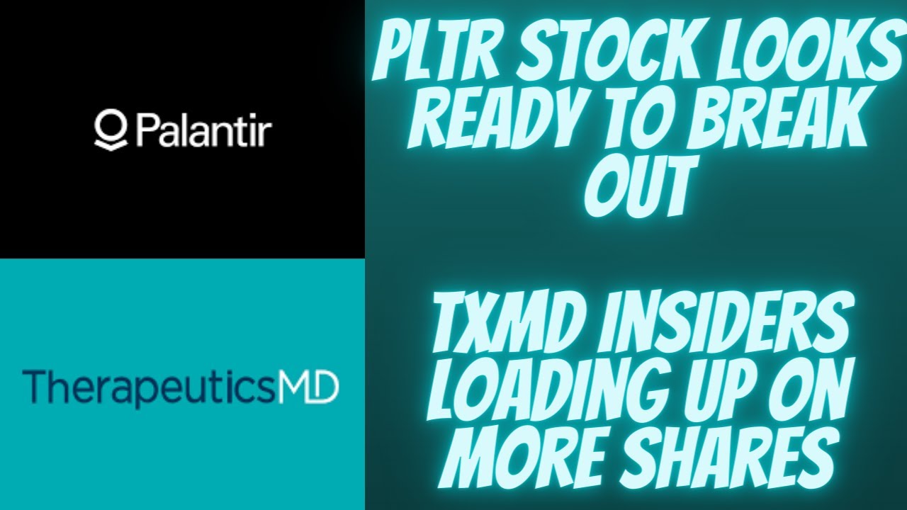 Palantir (PLTR) Stock Looks Ready To Break Out! - TherapeuticsMD (TXMD ...