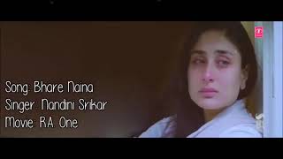 "Bhare Naina" With Lyrics | Ra One | ShahRukh Khan, Kareena Kapoor