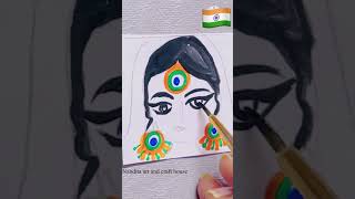 Part 1|| Indian flag painting on face | 🇮🇳 art | republic day face art | Happy republic Day