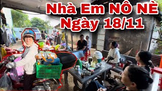 Chiều ngày 18 tháng 11, Tại Nhà Em Nô Nè Có Quá Nhiều Niềm Vui và Nối Tiếp Bất Ngờ