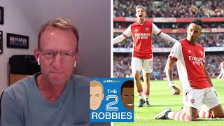 North London is red; United stunned by Villa | The 2 Robbies Podcast | NBC Sports