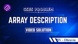 CSES - Array Description | Problem Solving | Competitive Programming | DSA