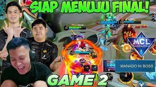 RRQ SKYLAR FANNY MERIANG RRQ R7 LEOMORD SIAP BAWA MANADO KE GRAND FINAL MCL GAME 2 !