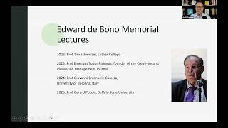 5th Annual Memorial Lecture | Edward de Bono