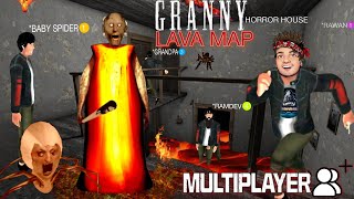 Granny Multiplayer New Lava Mode |  gameplay | Granny Ne pura Ghar Lava Lava kar