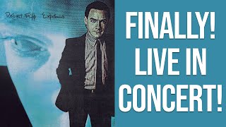 First time since 1979: Robert Fripp’s “Exposure” LIVE in concert