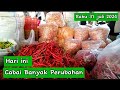 Harga Sayur dan bawang serta cabai hari ini banyak perubahan dipasar induk sukomoro nganjuk