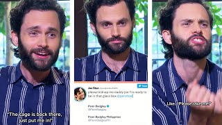 Penn Badgley Reminds 'You' Fans to Stop Being Thirsty For Joe #shorts