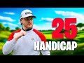 What REAL 25 Handicap Golf Looks Like (Every Shot)