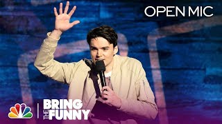 Comic Michael Longfellow Performs in the Open Mic Round - Bring The Funny (Open Mic)