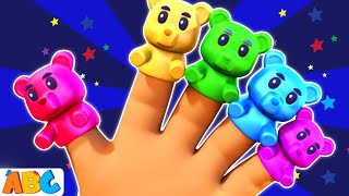 Gummy Bear Finger Family Songs: The BEST Way to Learn Colors for Kids