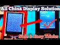 20 pin white display solution//all china white display solution//ziox x66 white display solution