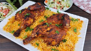 خلطة تتبيلة واحدة ☝️⁩ لطبخ الدجاج المشوي مع الرز باحتراف |One Marinade for Roasted Chicken And Rice