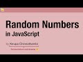 Random Numbers in JavaScript