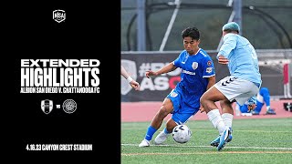 Extended Highlights : ALBION San Diego v. Chattanooga FC