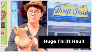 HUGE THRIFT HAUL!  Decorate with me and my new finds