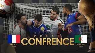 Press Conference: France - Algeria | 27th IHF Men's Handball World Championship | Egypt2021