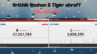 Hrithik roshan & Tiger shroff twitter followers battel