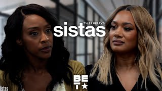 Karen Confronts Zac And Fatima At The Grocery Store | Sistas  #BETSistas
