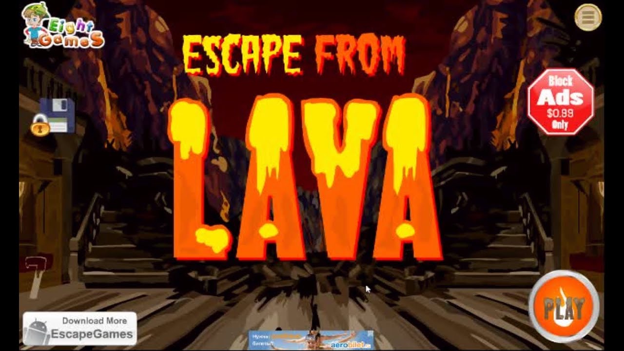 Escape From Lava Eightgames Walkthrough Youtube